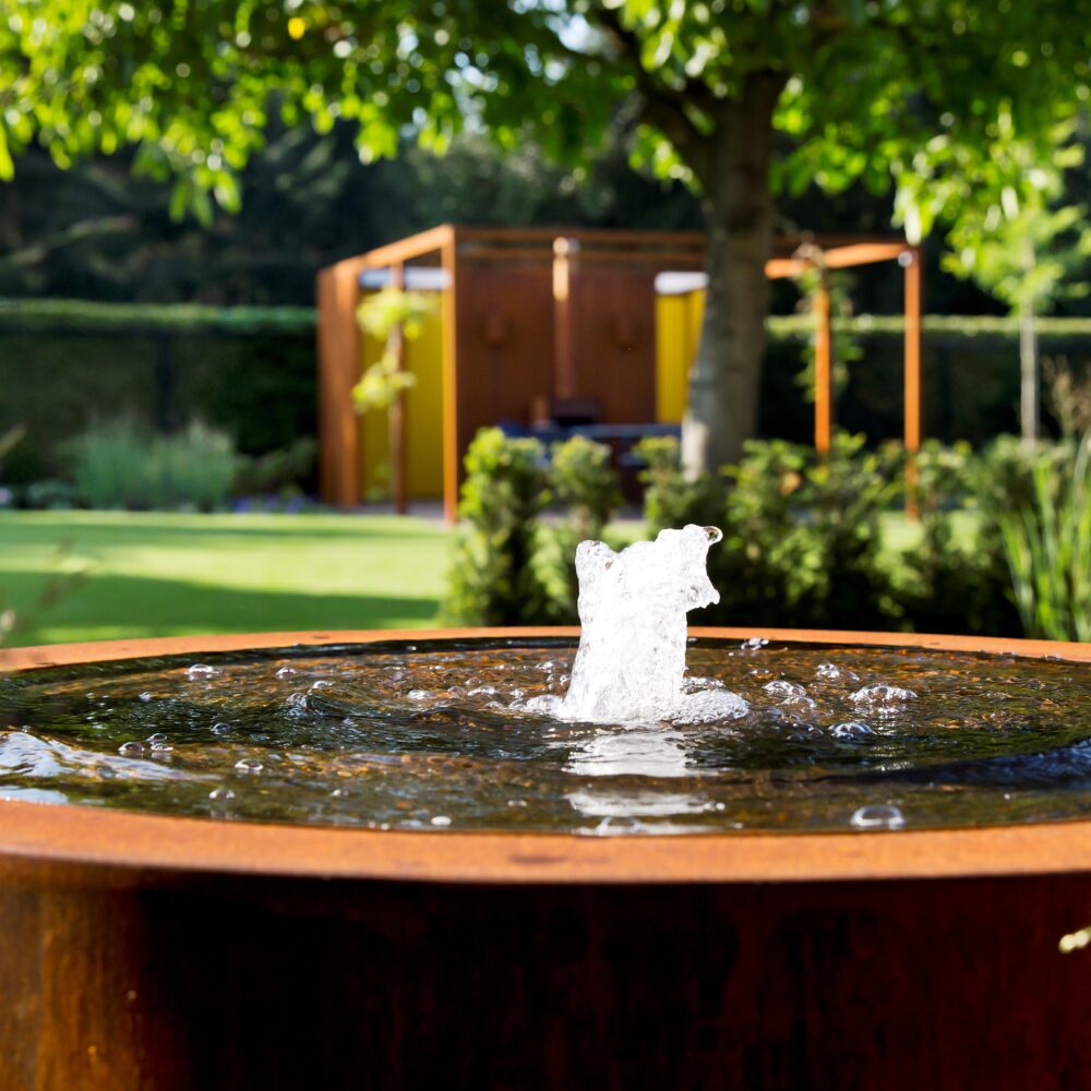 ADEZZ Corten Water Table Round