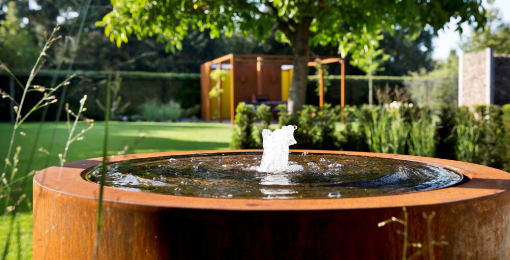ADEZZ Corten Water Table Round