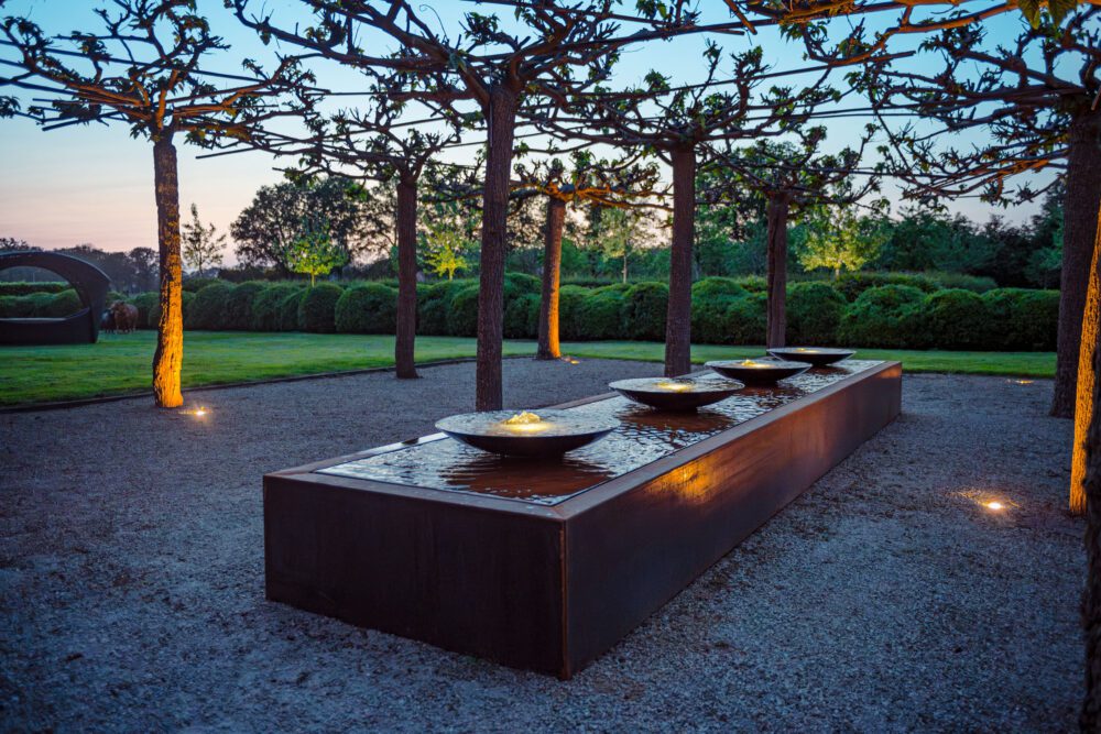 ADEZZ Corten Water Table with bowls - Image 4