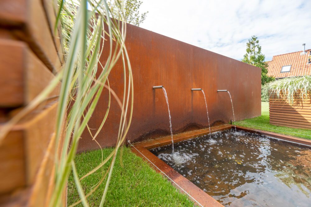 ADEZZ Corten Pond wall Fixed