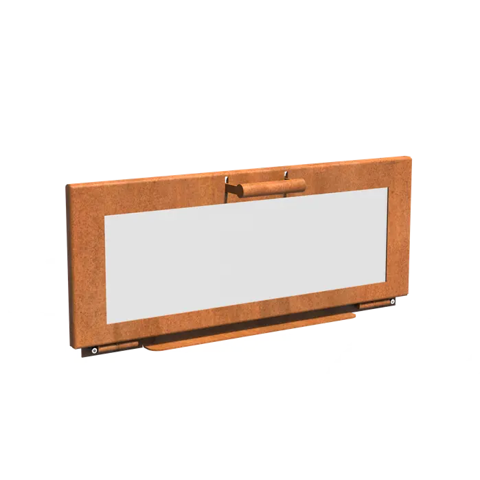 ADEZZ Enok Door - 750 x 10 x 350, CorTen 3mm